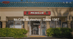 Desktop Screenshot of mcgillsskateshop.com